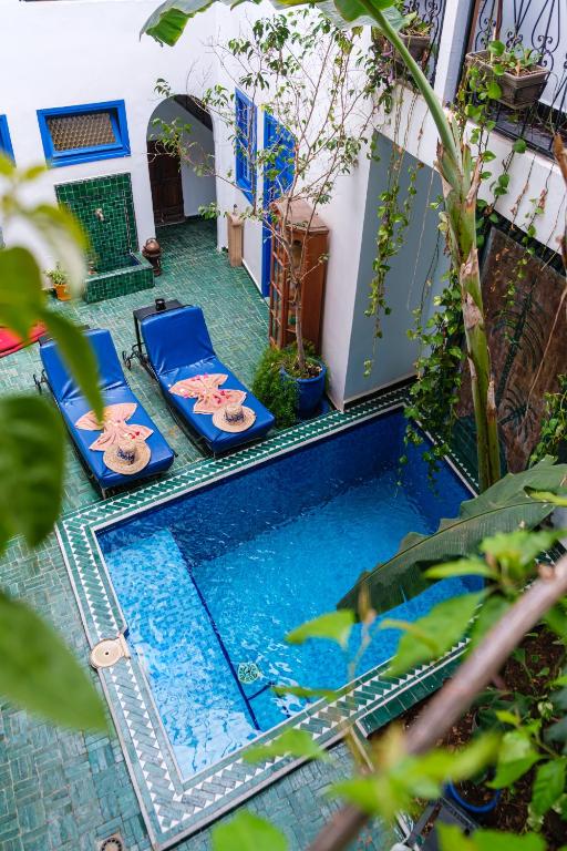 Bazén v ubytování Riad Bobby Marrakech nebo v jeho okolí