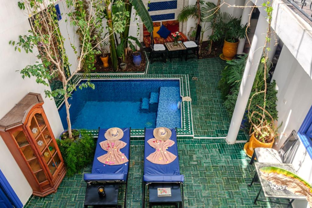 Bazén v ubytování Riad Bobby Marrakech nebo v jeho okolí