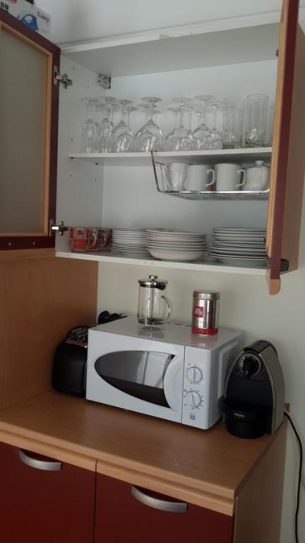 Kuchyň nebo kuchyňský kout v ubytování Apartment Albaré Residence