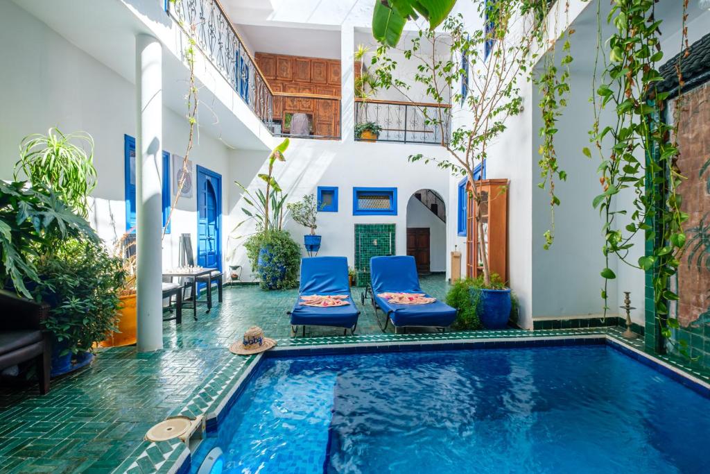 Bazén v ubytování Riad Bobby Marrakech nebo v jeho okolí