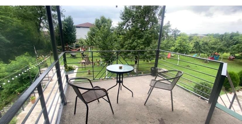 Balkón nebo terasa v ubytování Guesthouse Dadia