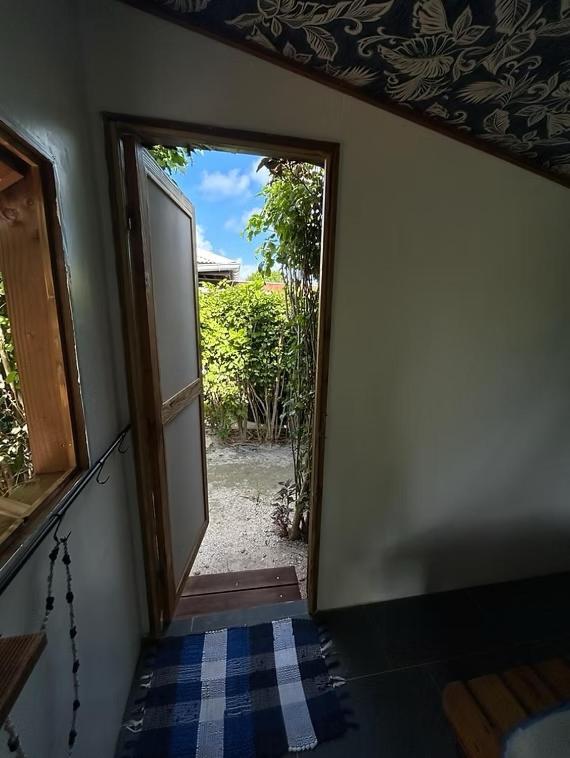 Zahrada ubytování Pension Bounty Rangiroa - Art Gallery & Tropical Garden