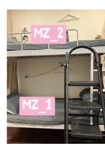 Palanda nebo palandy na pokoji v ubytování 阿霞袂睏MAMAzzzzHostel