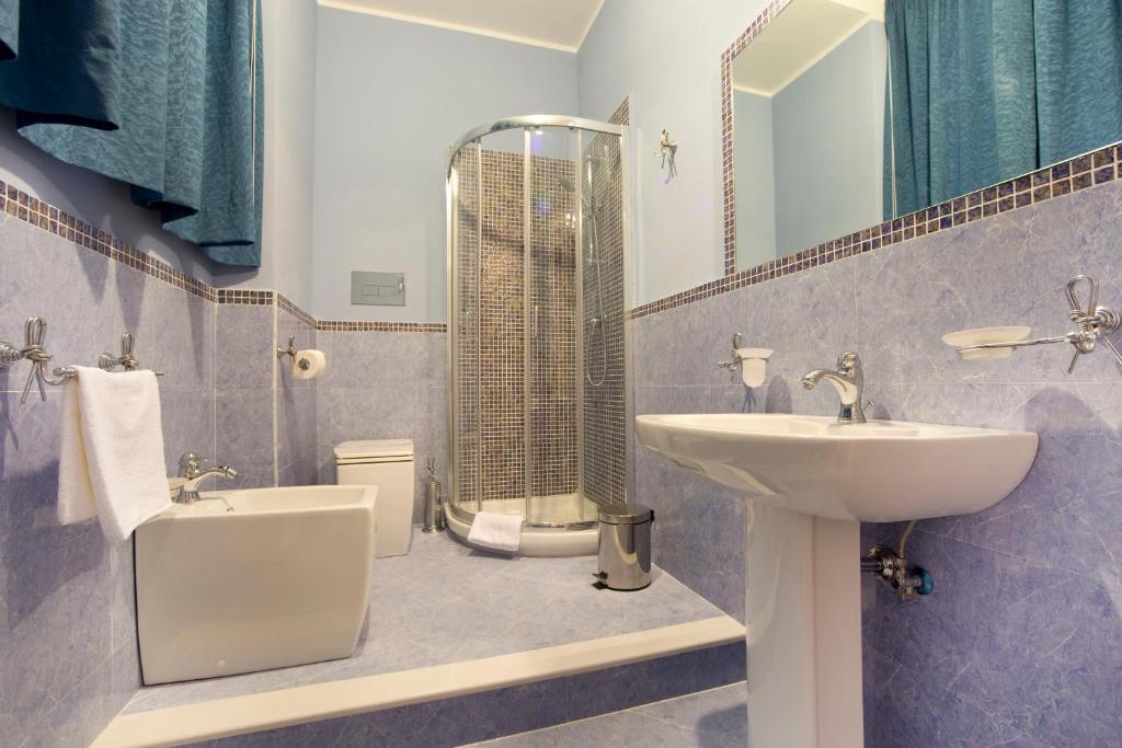 Koupelna v ubytování B&B Antonello da Messina