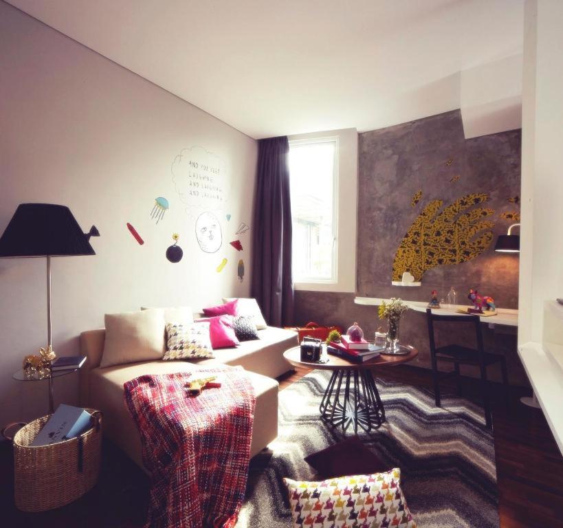 Posezení v ubytování ARTOTEL Thamrin Jakarta