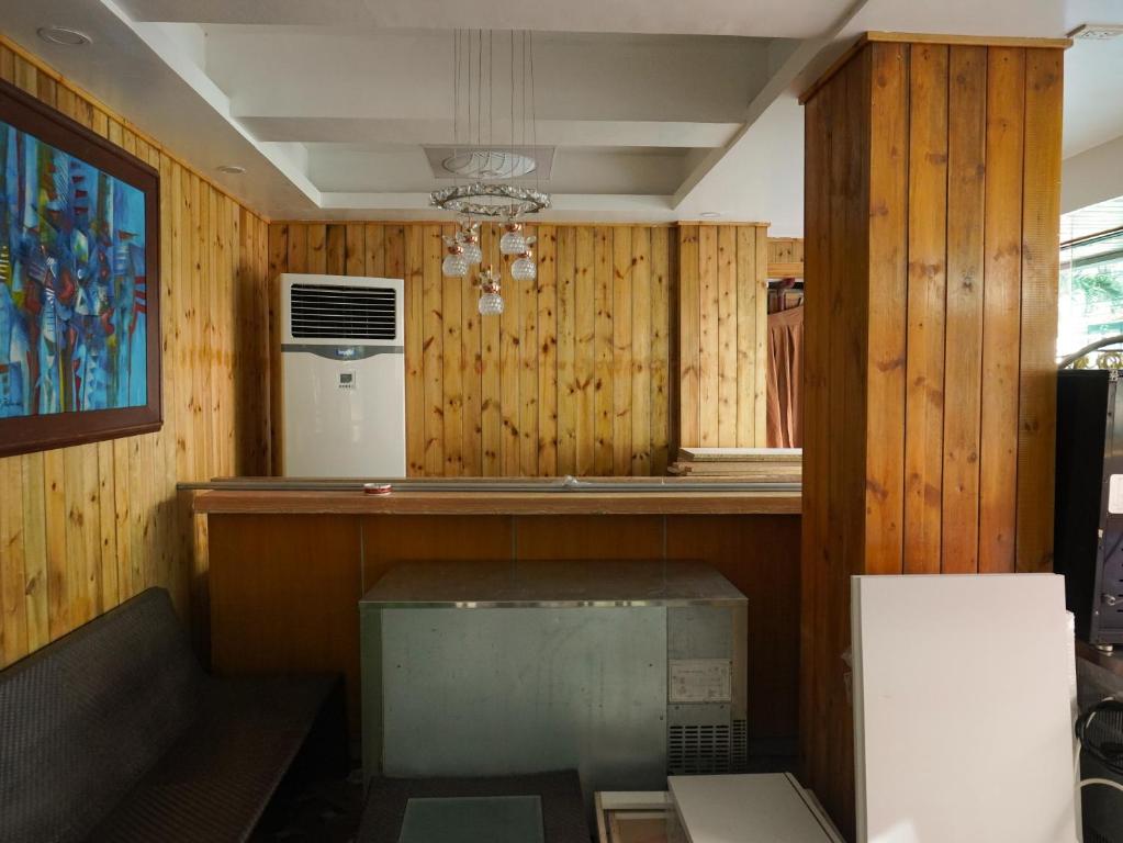Kuchyň nebo kuchyňský kout v ubytování Boracay Paradise Hotel