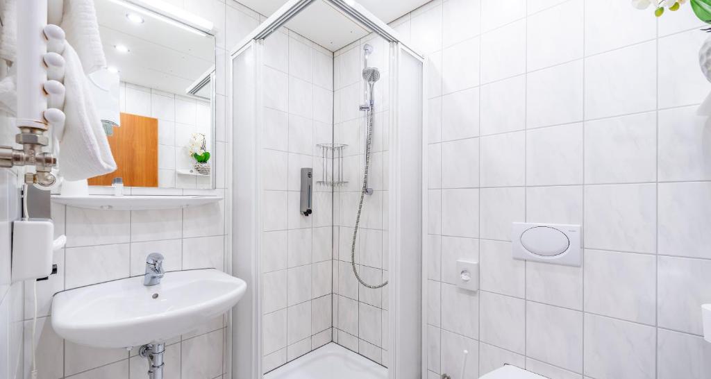 Koupelna v ubytování PLAZA Hotel Föhr am Bodensee