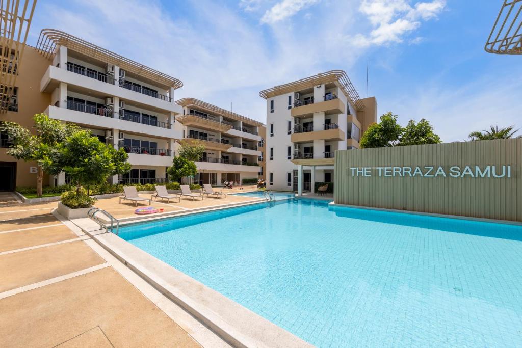 Swimmingpoolen hos eller tæt på The Terraza Lamai