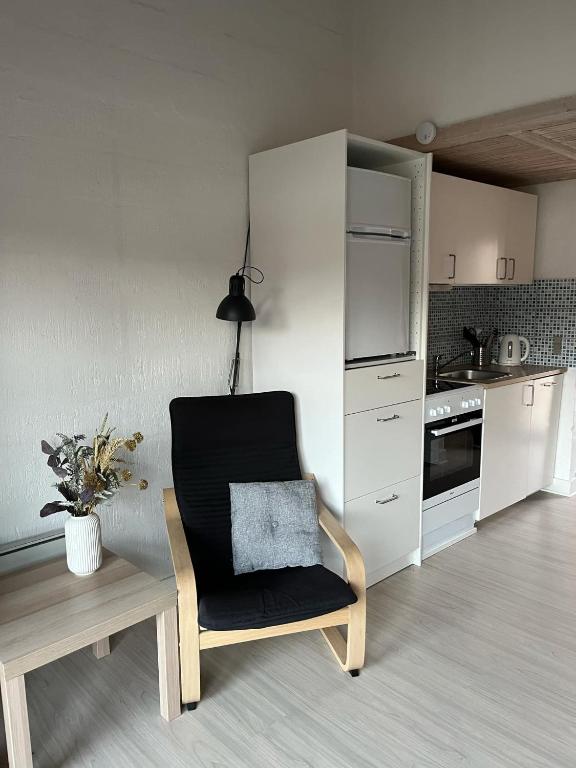 Kuchyň nebo kuchyňský kout v ubytování Feriepark Langeland Ristinge (Feriepark Langeland)
