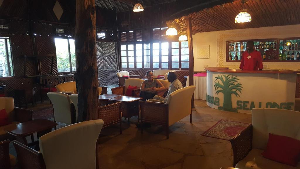 Posezení v ubytování Baobab Sea Lodge