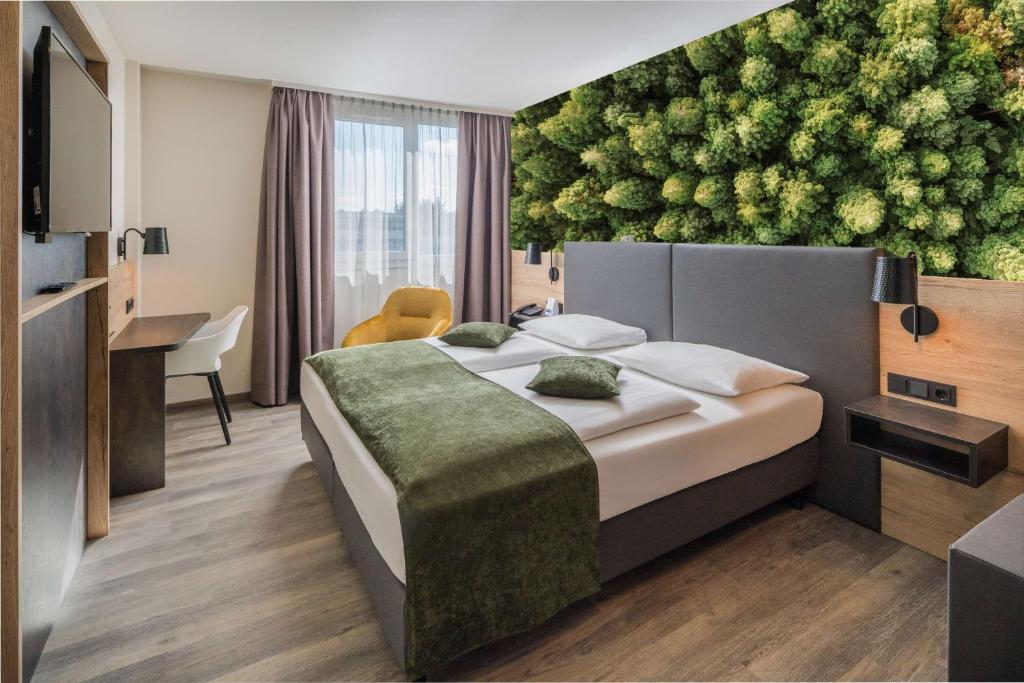 Postel nebo postele na pokoji v ubytování Best Western Hotel München Airport