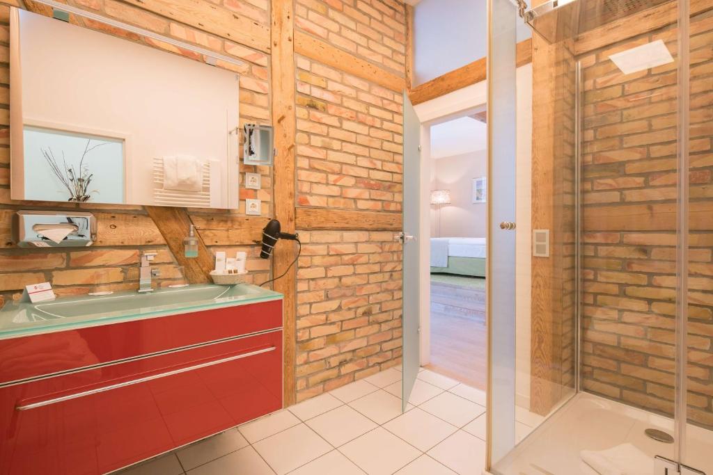 Koupelna v ubytování Best Western Plus Ostseehotel Waldschloesschen