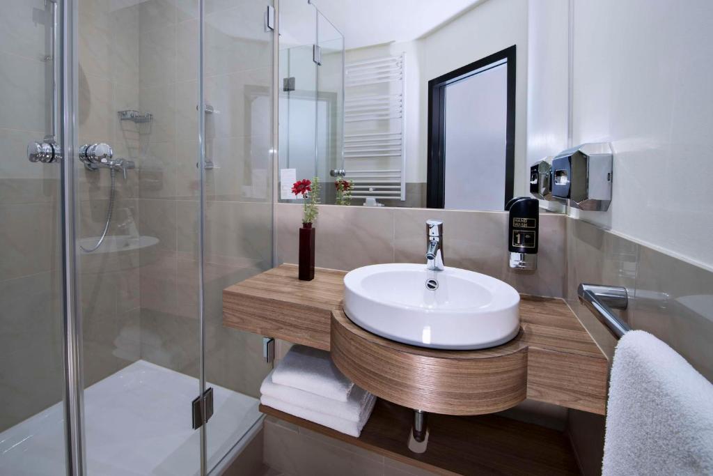 Koupelna v ubytování Best Western Hotel Brunnenhof
