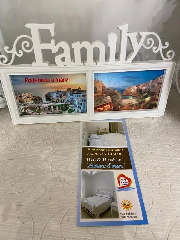 Certifikát, hodnocení, plakát nebo jiný dokument vystavený v ubytování Amare il Mare