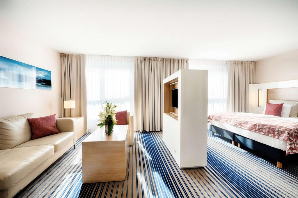 Postel nebo postele na pokoji v ubytování Best Western Plus Welcome Hotel Frankfurt