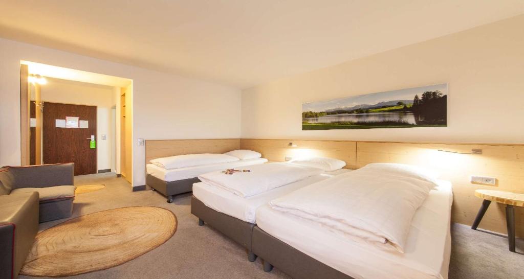 Postel nebo postele na pokoji v ubytování Sure Hotel by Best Western Muenchen Hauptbahnhof
