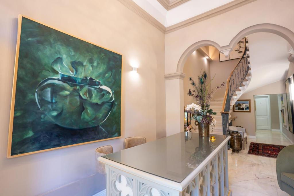 Kuchyň nebo kuchyňský kout v ubytování Howard House Hotel