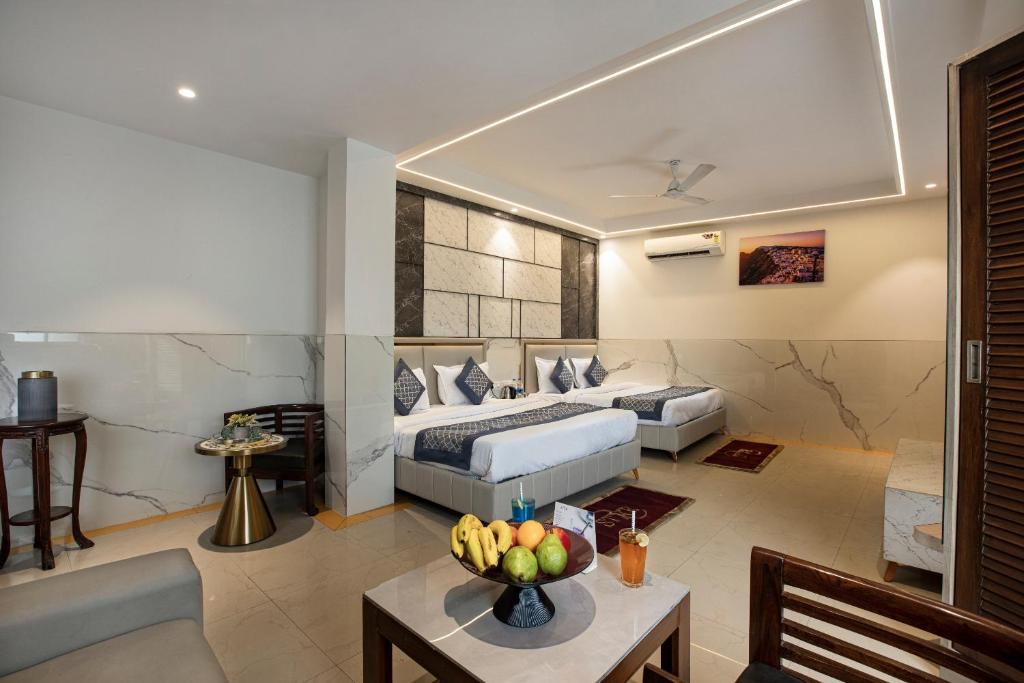 Posezení v ubytování Hotel DELHI 37 by STAR GROUP