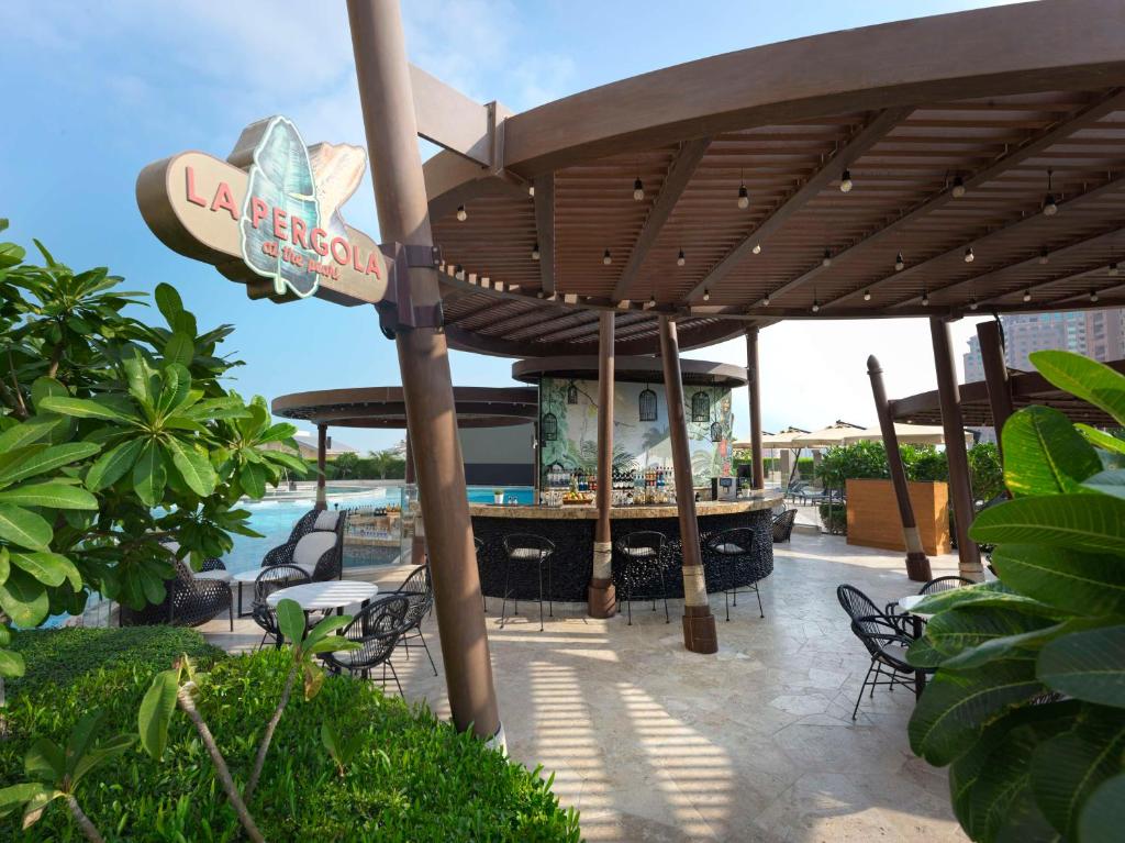 Zahrada ubytování Hilton Doha The Pearl
