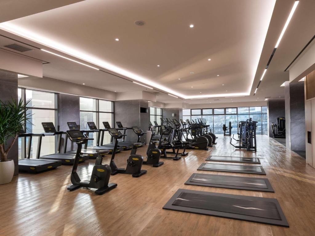 Fitness centrum a/nebo fitness zařízení v ubytování DoubleTree By Hilton Seoul Pangyo