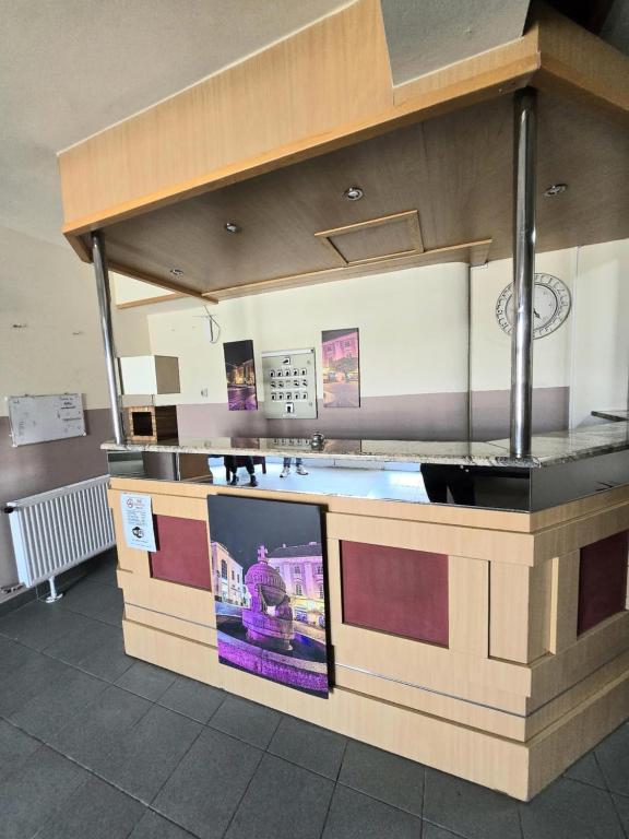 Kuchyň nebo kuchyňský kout v ubytování Petra motel