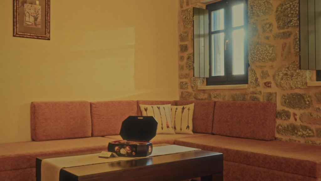 Posezení v ubytování Onar Mani Suites