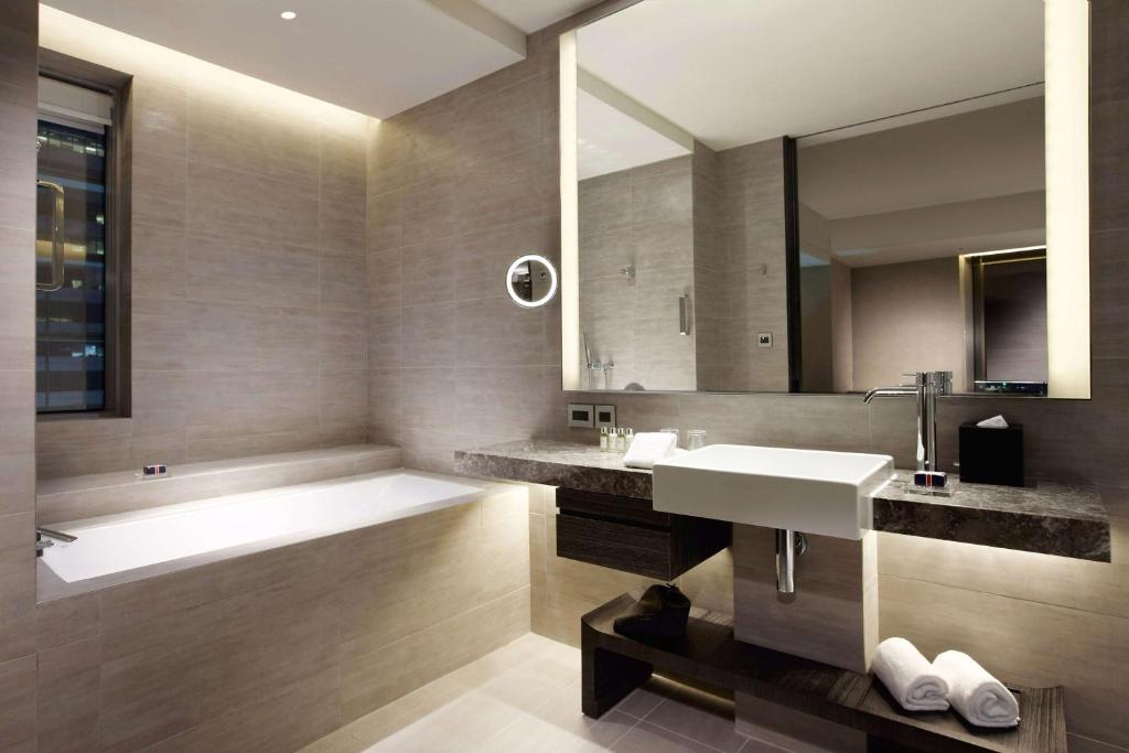 Koupelna v ubytování Humble House Taipei, Curio Collection by Hilton