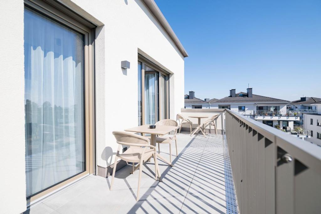 Balkón nebo terasa v ubytování Taunus Suites