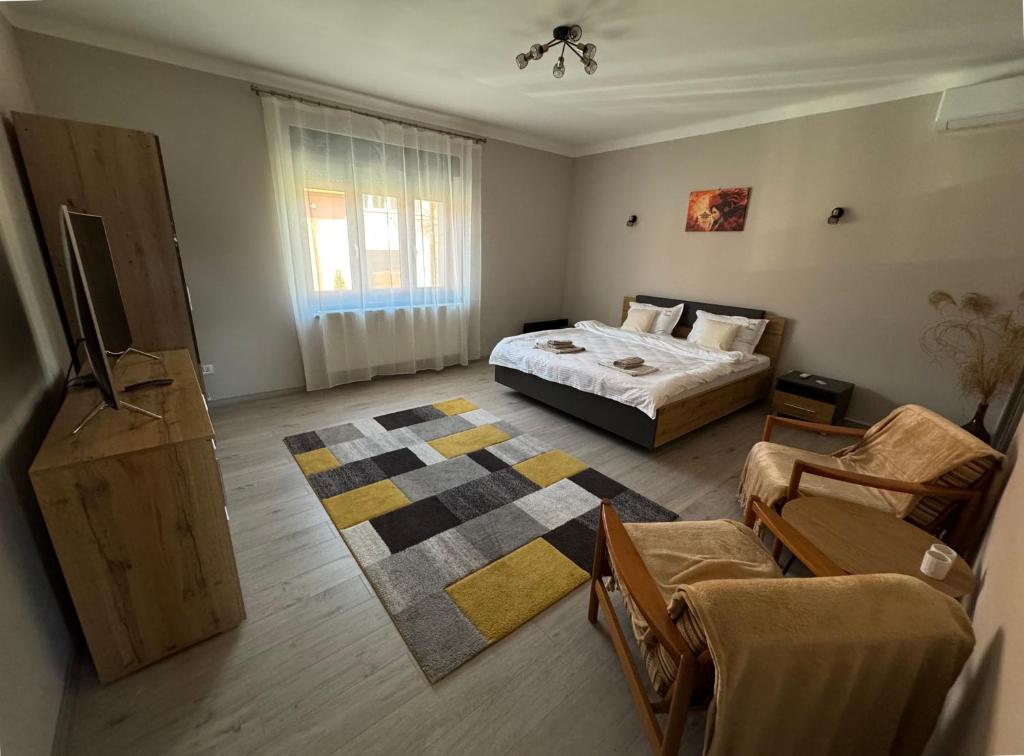 Postel nebo postele na pokoji v ubytování Kyuka House
