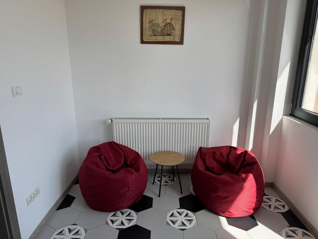 Posezení v ubytování Kyuka House