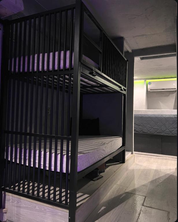Postel nebo postele na pokoji v ubytování RVX Caravans