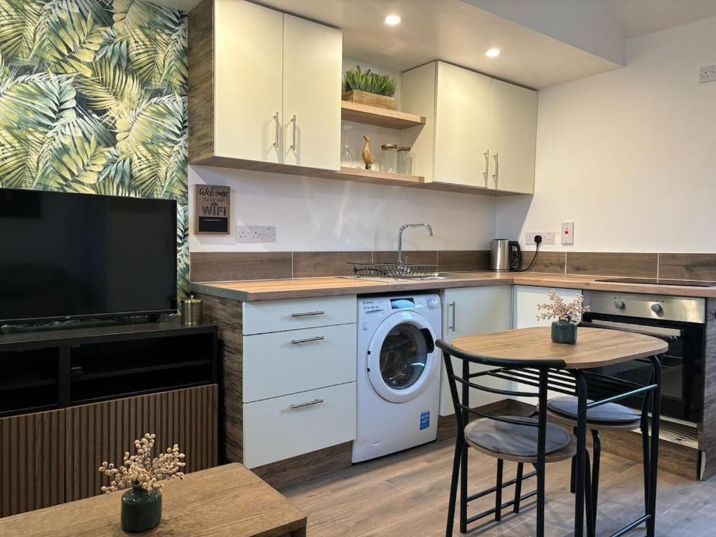 Kuchyň nebo kuchyňský kout v ubytování Kildare Cosy Apartment