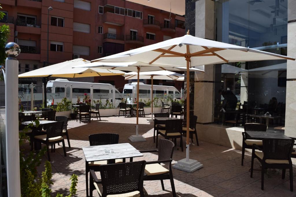Restaurace v ubytování Hôtel Teranga & Spa