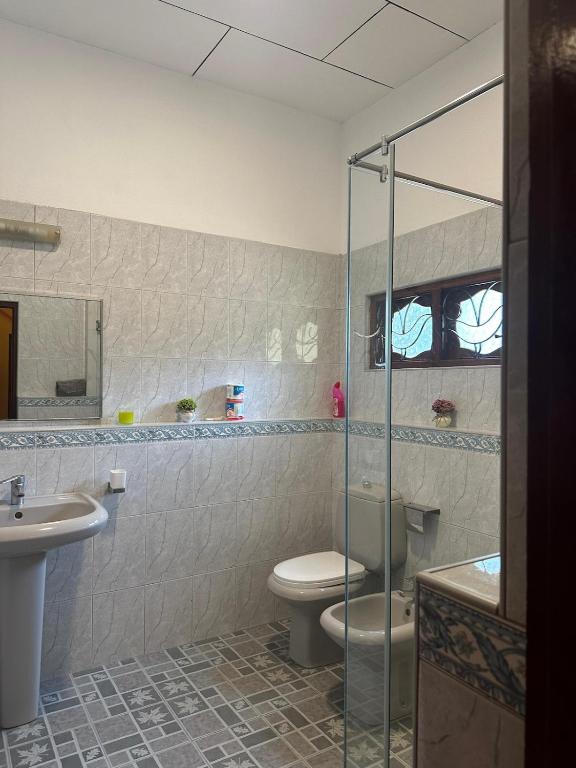 Koupelna v ubytování sunvilla
