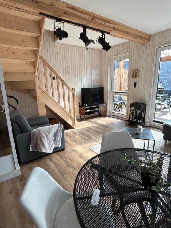 Domki trzy jeziora z zewnętrznym SPA