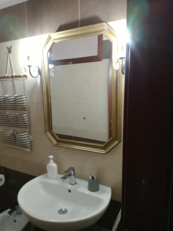 Koupelna v ubytování B&B Lo Scrigno