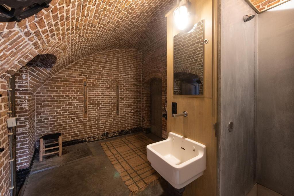 Koupelna v ubytování Fort Vuren
