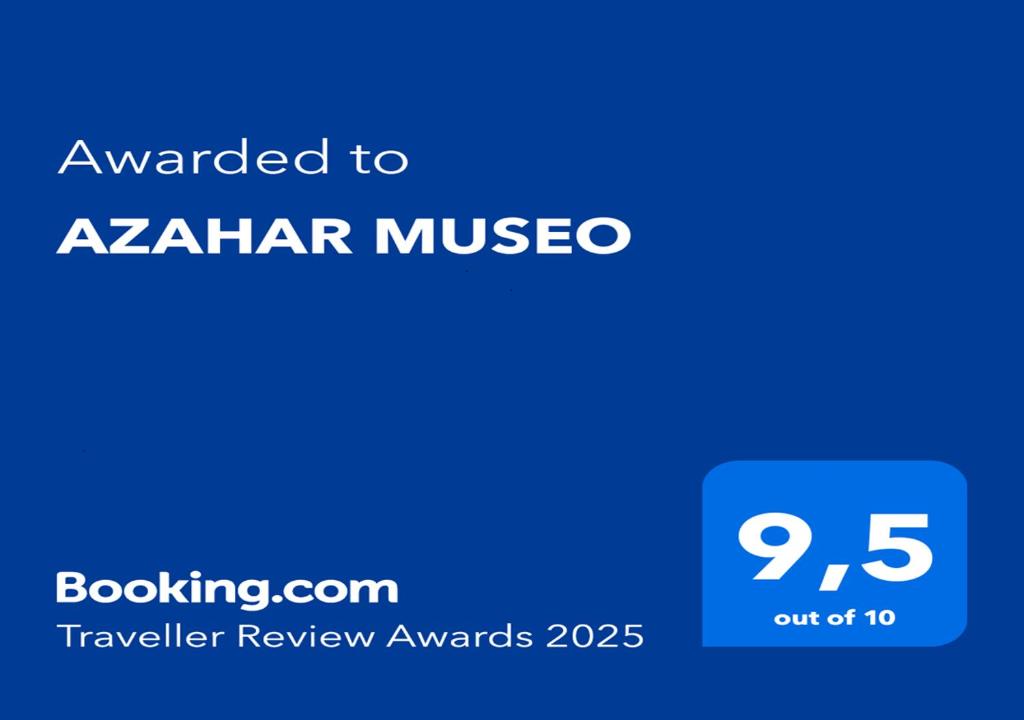 Certificado, premio, señal o documento que está expuesto en AZAHAR MUSEO