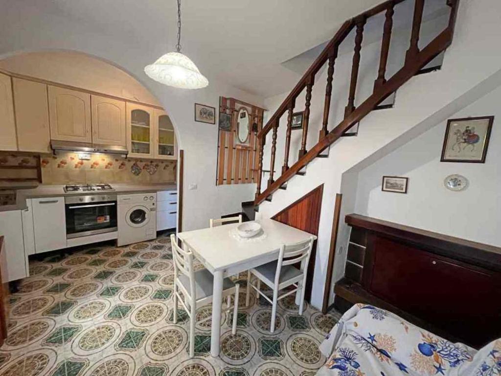Kuchyň nebo kuchyňský kout v ubytování Ammiraglio Giglio Castello