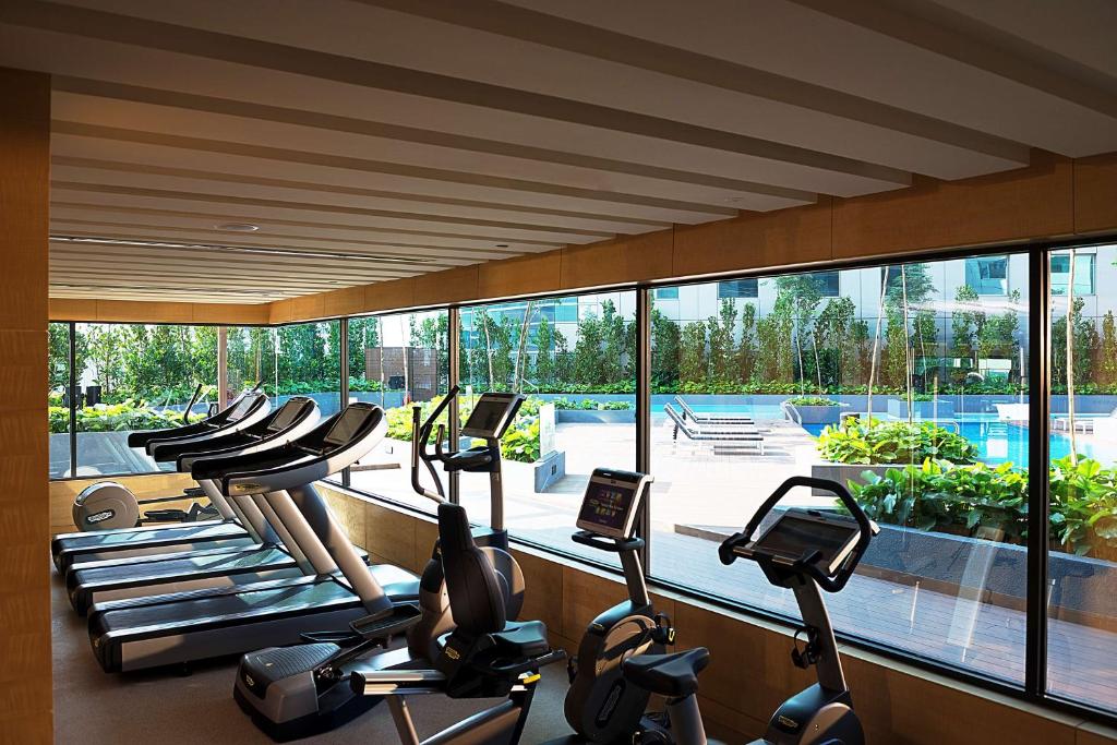 Fitness centrum a/nebo fitness zařízení v ubytování DoubleTree by Hilton Johor Bahru
