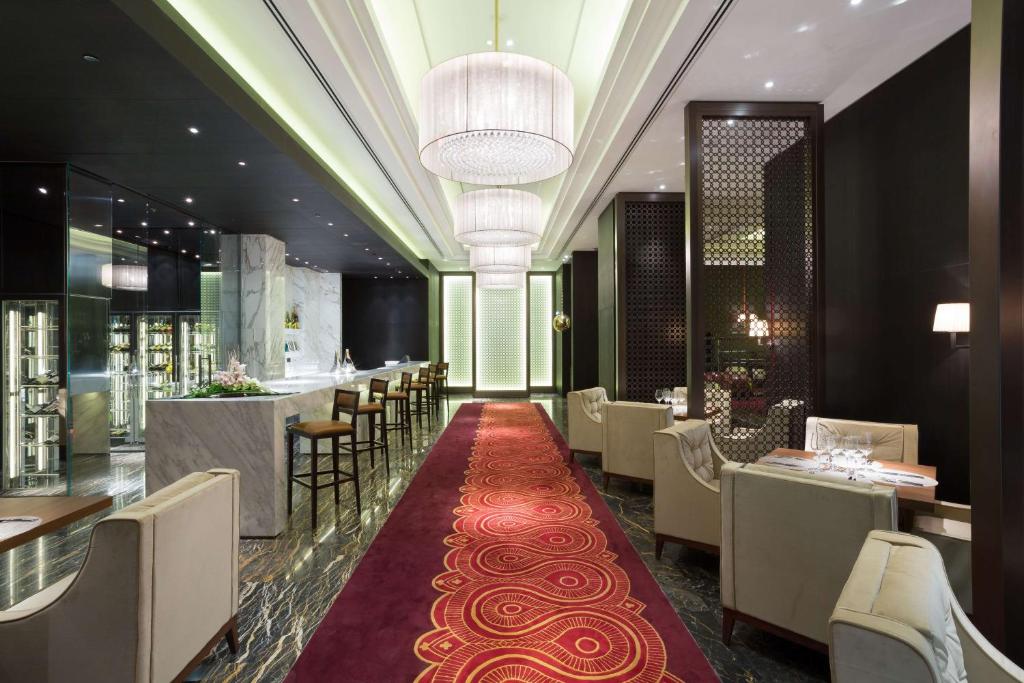 Posezení v ubytování Hilton Kyiv