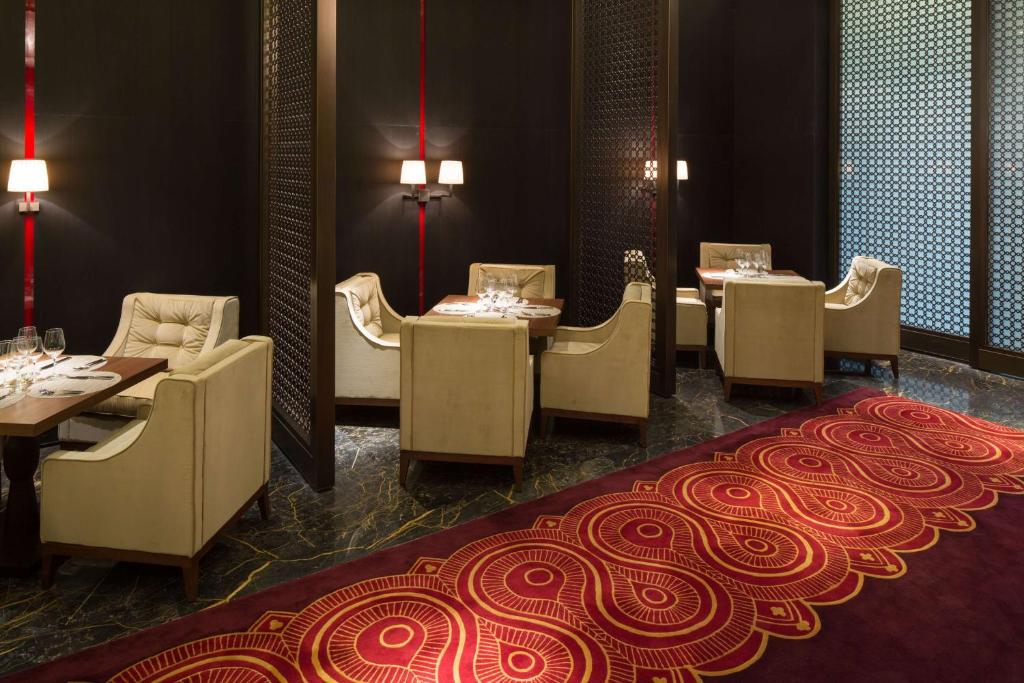 Posezení v ubytování Hilton Kyiv