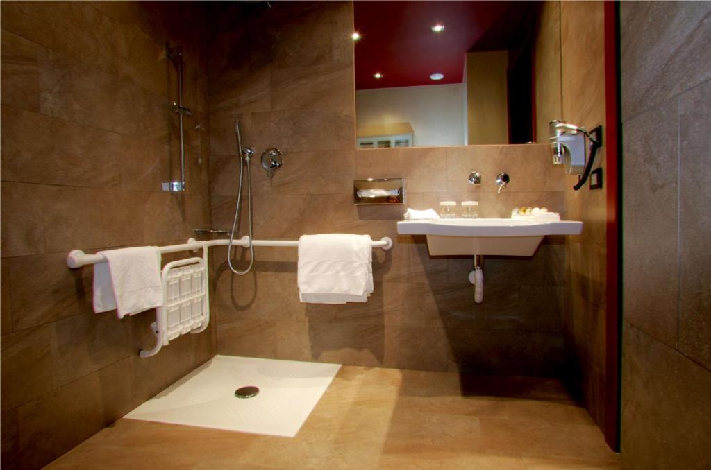Koupelna v ubytování Hilton Garden Inn Lecce