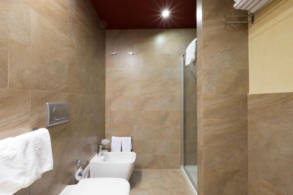 Koupelna v ubytování Hilton Garden Inn Lecce