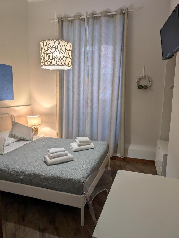 Posteľ alebo postele v izbe v ubytovaní Gracchi 278 - The Italian Stay Collection