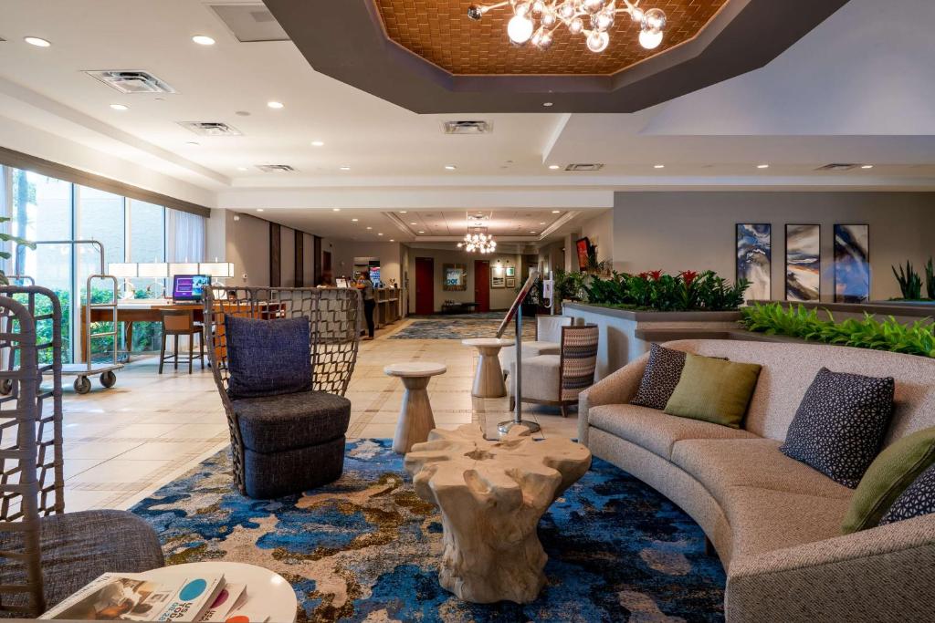 Posezení v ubytování Hilton Melbourne Beach Oceanfront