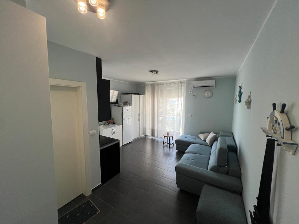 Et opholdsområde på Beach Apartment Shengjin