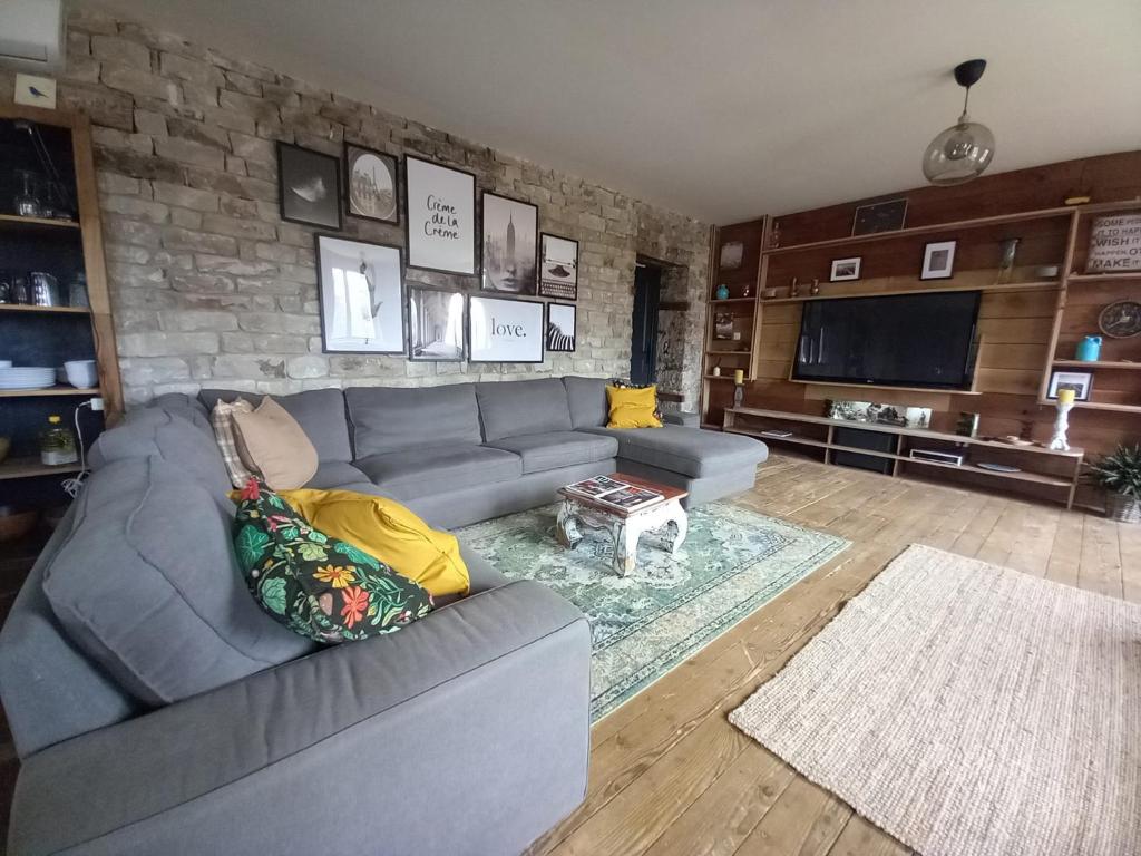 Kuchyň nebo kuchyňský kout v ubytování Manoir La Cerise