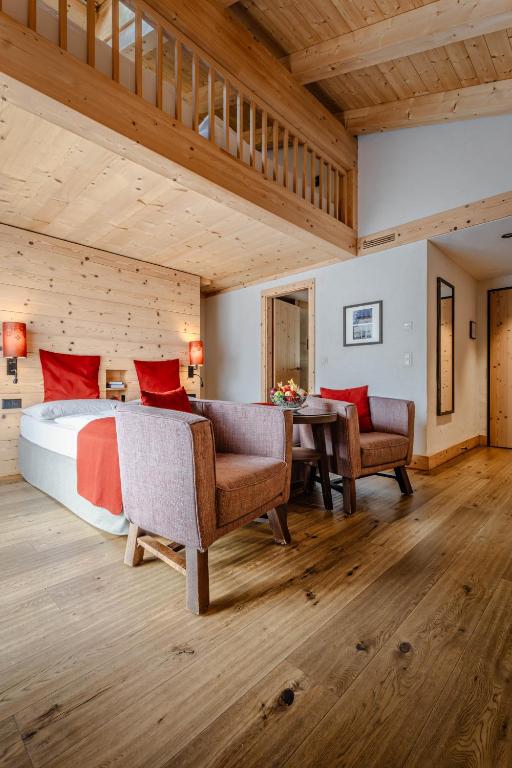 Istumisnurk majutusasutuses Hotel Spitzhorn Superieur