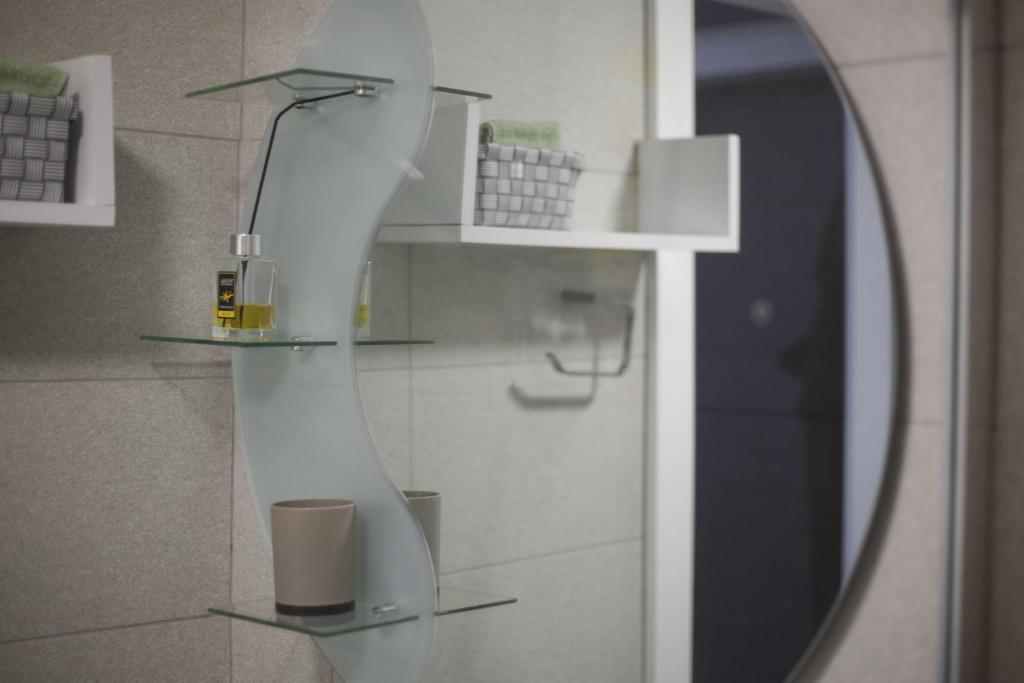 Koupelna v ubytování Studio apartman Delight Vrnjačka banja